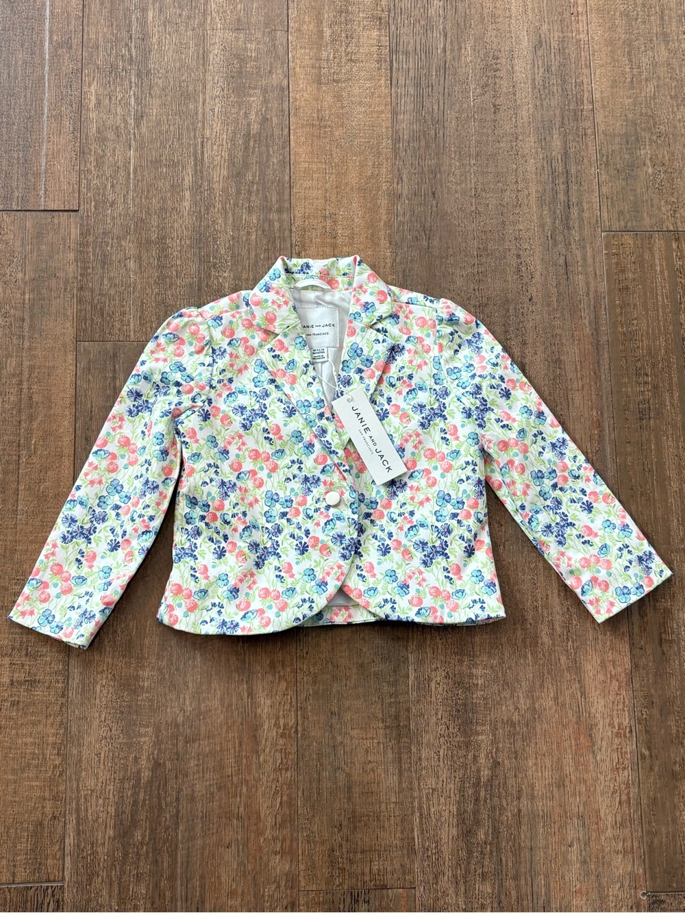 Janie and Jack Baby Girl Floral Blazer NWT